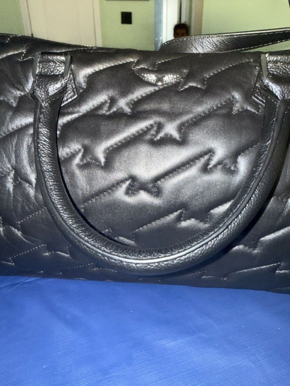 Zadig & Voltaire Wings Quilted Leather Top Handle/Crossbody Bag - Picture 3 of 7